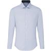 Seidensticker Camicia da Uomo Business - Slim Fit - Non necessita di Stiratura, Colletto Kent - Maniche Lunghe - 100% Cotone, Azzurro, 42