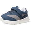 Amazon Essentials Sneakers Sportive con Chiusura a Strappo Unisex - Bambini e ragazzi, Blu Marino, 23 EU