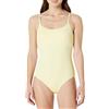 Amazon Essentials Costume Intero con Spalline Sottili Donna, Giallo Chiaro, 44