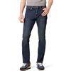 Amazon Essentials Jeans Slim Fit Elasticizzati, Bootcut - colori fuori produzione Uomo, Delavé Scuro, 28W / 30L