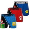 FREEGUN Boxer Mutande Ragazzo Super Mario, Set da 3, Blu 10 (14/16 Anni)