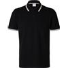 SELECTED FEMME Slhslim-Atlas Sport SS Polo, Nero, M Uomo