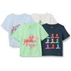 Amazon Essentials Disney | Marvel | Star Wars T-Shirt a Maniche Corte Bambini e ragazzi, Pacco da 4, Spiderman, 10 anni
