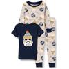 Amazon Essentials Disney | Marvel | Star Wars Pigiami in cotone aderenti Unisex Bimbi, Star Wars Winter - Kids, 24 mesi