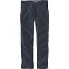Carhartt Pantaloni da lavoro affusolati Rugged Flex Straight Fit in tela a 5 tasche da Uomo, Blu, W33/L32