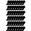 Winterlace 48 paia di calzini sottili alla caviglia per gli uomini comodi leggeri traspiranti Bulk Pack all'ingrosso, Nero, taglia unica