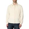Amazon Essentials Camicia Button Down in Denim, Vestibilità Oversize Moderna Uomo, Ecru, M