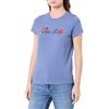 Pepe Jeans Maglietta da Donna W Floral I, Blu (Blu Mare), L, Blu (Blu Mare), L