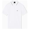 Armani Exchange Polo da Uomo Essential, Manica Corta Stiped Collar Side Monogram Logo Polo off White, XXL, Bianco Sporco, XXL