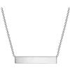 Amazon Essentials Collana a Barra Orizzontale in Argento Sterling