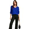 Morgan Pullover 242-MATILD3, Blu Elettrico, S da Donna