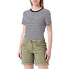 Timezone Short Loose RoslynTZ-Pantaloncini Cargo, Colore: Verde, 25W Reg Donna