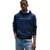 Tommy Jeans Tjm Reg Linear Logo Hoodie Ext Dm0Dm20746, Felpa con Cappuccio, Uomo, Blu (Dark Night Navy), XXL