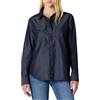 Amazon Essentials Camicia in Denim a Maniche Lunghe con Abbottonatura Frontale, Vestibilità Comoda Donna
