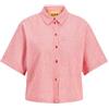JJXX JXWINDY Wvn SN - Maglietta a Maniche Corte, Rosso Racing. Dettagli: a Righe, XS