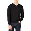 Amazon Essentials Maglione Pullover con Scollo a V (Disponibile in Taglie Big & Tall) Uomo, Nero, XXL Plus Tall