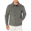 Amazon Essentials Giacca Camicia Invernale in Pile Polare a Maniche Lunghe Uomo, Carbone Puntinato, XL