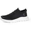 Amazon Essentials Sneakers da corsa in maglia leggera Uomo, Nero Bianco, 40 EU