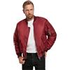 Brandit MA1 Jacket, Color: burgundy, Size: L