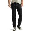 Lee Extreme Motion Flat Front Slim Straight Pant Pantaloni Casual, Nero, 36W x 34L Uomo