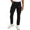 G-STAR Rovic Zip 3D Regular Tapered Pants, Pantaloni, Uomo, Nero (Dk Black GD D02190-D752-B564), 27W / 30L