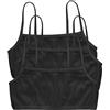 Hanes Cropped Bralette, Breathable Pullover Bra, Crop Top, Solid Or Assorted, 3-Pack Reggiseno Donna (Pacco da 3)