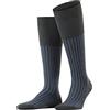 FALKE Shadow M Kh cotone al ginocchio fantasia 1 paio, Calzini lunghi Uomo, Grigio Anthracite Melange 3191, 45-46