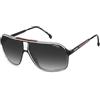 Carrera Occhiali da Sole GRAND PRIX 3 BLACK RED/GREY SHADED 64/9/135 uomo