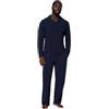 Amazon Essentials Uomo Set Pigiama in Cotone Modal, Camicia Abbottonata a Maniche Lunghe e Pantaloni