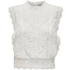 Only ONLKARO S/L Lace Top Wvn, Vestaglia da Donna, Cloud Dancer, M
