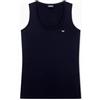 Emporio Armani Canotta da Donna Essential Studs Nero M, Nero, M