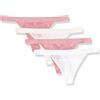 Amazon Essentials Donna Intimo Perizoma in Cotone e Pizzo