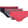 DIM Confezione da 3 Pantaloni Culotte da Donna in Cotone con Tasche D4C20 | Slip da donna, modello culotte, elastico in vita, copertura media, vestibilità comoda, perfetti per l'uso quotidiano.