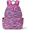 Amazon Essentials Zainetto per la Scuola in Nylon Unisex Bambini e Ragazzi, righe zebrate rosa brillante, taglia unica