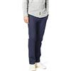 Dockers Signature Khaki Slim Fit Pants Pantaloni, Navy, 34W / 32L Uomo