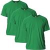 Gildan T-Shirt in Cotone Ultra Cotton, Modello G2000, T-Shirt Uomo, Verde (Antique Irish Green), L (Pacco da 3)