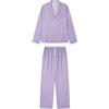 Women'secret Pigiama da Uomo a Maniche Lunghe, Collezione Mix And Match Tie And Stripes Pigiama da Donna, Pupmkin, XS