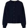 Lmtd Nlflodet LS Short Knit Cardigan Noos, Zaffiro Scuro., 134-140