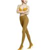 Falke Pure Matt 50 DEN W TI Semicoprenti Tinta Unita 1 Pezzo, Collant Donna, Giallo (Marigold 1227), M