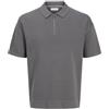 JACK & JONES Knit Jjtroy-Polo con Zip Uomo