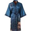 Ledamon Robe Vestaglia Kimono, Blu Scuro, Taglia Unica Donna