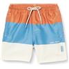 Playshoes Costume da Bagno da Ragazzo, Color Block ocra, 110/116 cm