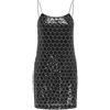 ONLY Onlbrielle Strap Sequins Dress Wvn, Nero, XL Donna