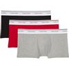 Calvin Klein Uomo Slip Hipster Confezione da 3 Balance con Fascia con Logo, Multicolore (Turbulence/CK CK Logo_Black/ Black), XL