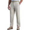 Haggar Men's Cool 18 PRO Classic Fit Flat Front Expandable Waist Pant, String, 40Wx31L