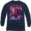 KPop Demon Hunters K-Pop Demon Hunters - Huntrix Huntr/X Mira Bootleg Unisex Long Sleeve T Shirt, Navy, Medium