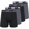 Puma 4 Pack Active Stretch Boxer Briefs Boxer Corti Uomo (Pacco da 4)
