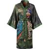 Ledamon Robe Vestaglia Kimono, Verde Prato, Taglia Unica Donna