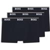 BOSS Trunk 3P Power Boxer Ai Pantaloncini, Open Blue 480, L Uomo