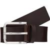 Calvin Klein Uomo Cintura Classic Roller Casual in Pelle, Marrone (Bitter Brown), 105 cm